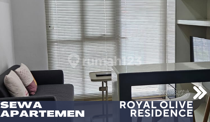 For Rent: Royal Olive Residence 2BR Apartment in Pejaten, South Jakarta, Fully Furnished 1