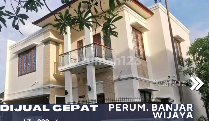 Dijual Cepat Rumah Mewah Dalam Perumahan Banjar Wijaya Posisi Hoek Full Furnished