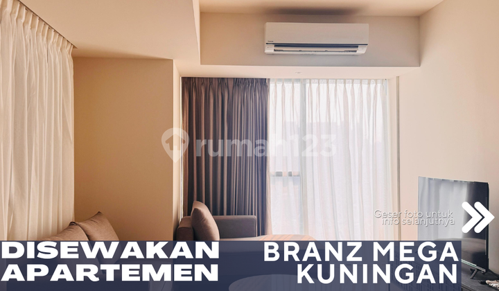 Disewakan Apartemen Branz Mega Kuningan 1Br Full Furnished Lokasi Strategis Cbd Kuningan