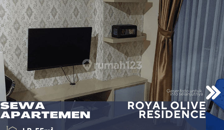 Pejaten Disewakan Apartemen Royal Olive Residence 2BR Full Furnish 1