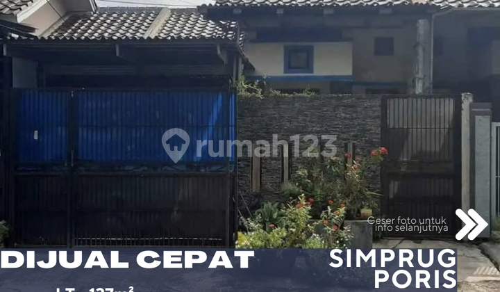 Dijual Rumah Dalam Perumahan Lokasi Strategis di Poris Tangerang
