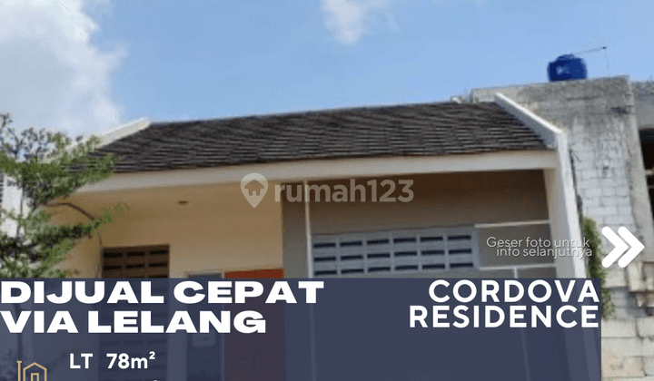 Cilodong Dijual Cepat Rumah Via Lelang di Cordova Residence 1