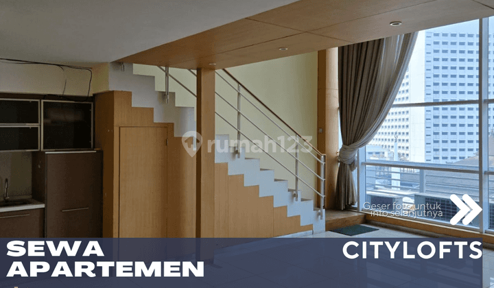 Sudirman Jakarta Pusat Disewakan Apartemen Citylofts Tipe Loft 1