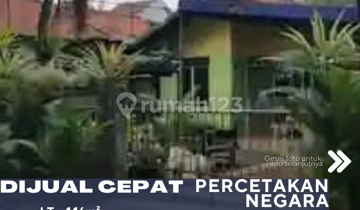 For Sale House in Premium Location, Percetakan Negara Area, Cempaka Putih, Central Jakarta