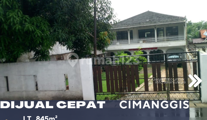Dijual Rumah 2 Lantai Pinggir Jalan Raya Lokasi Strategis di Cimanggis Depok