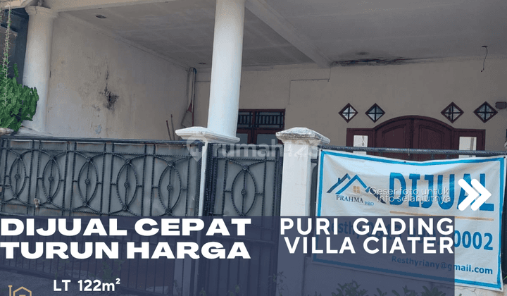 Jatiwarna Bekasi Dijual Rumah Murah Bu Hitung Tanah Turun Harga 1