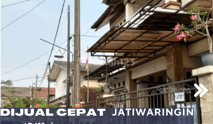 Jatiwaringin Bekasi Dijual Rumah Kokoh 2 Lantai Lokasi Strategis 1