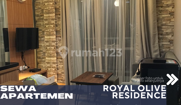 Pejaten South Jakarta For Rent Royal Olive Residence Apartment 2BR Fully Furnished