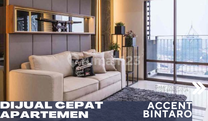 For Sale Apartment The Accent Bintaro 2Br Fully Furnished