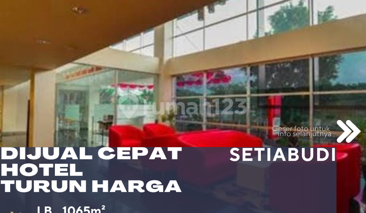 Setiabudi Jakarta Selatan Dijual Hotel Bintang 3 Lokasi Strategis
