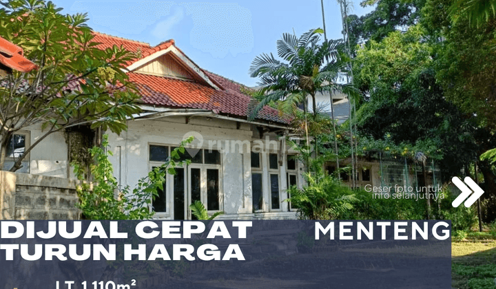 Dijual Rumah Lama Siap Bangun Type A Di Area Menteng Turun Harga 1