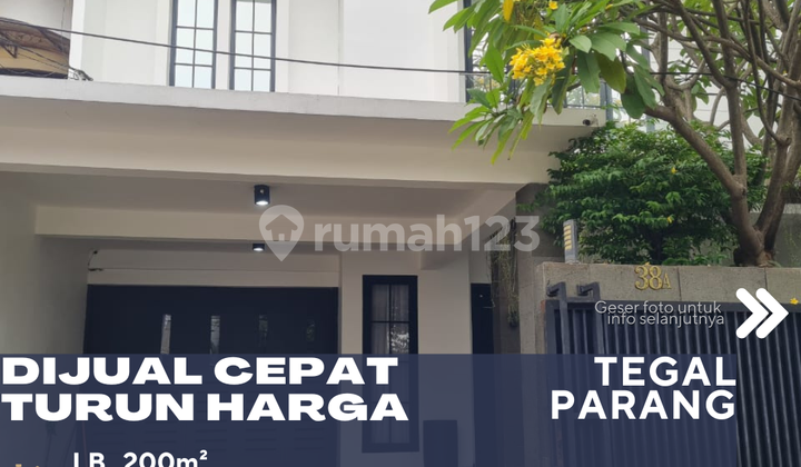 Dijual Rumah Cantik Siap Huni Area Tenang Nyaman di Tegal Parang Jakarta Selatan