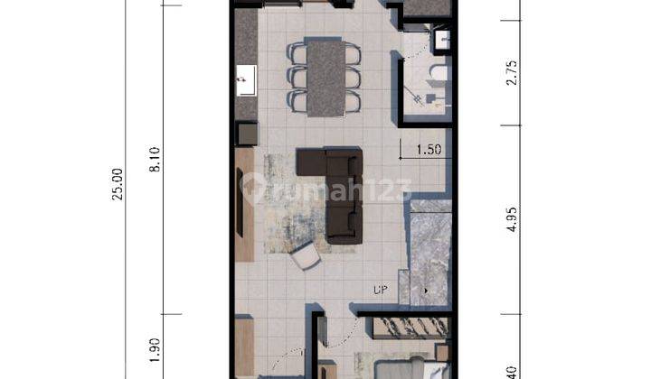 Rumah Minimalis Modern Baru Gress 2 Lantai Manyar Jaya Surabaya  2