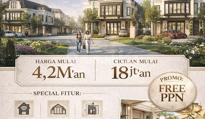 Dijual Cepat Rumah Bellefont East Summarecon Serpong