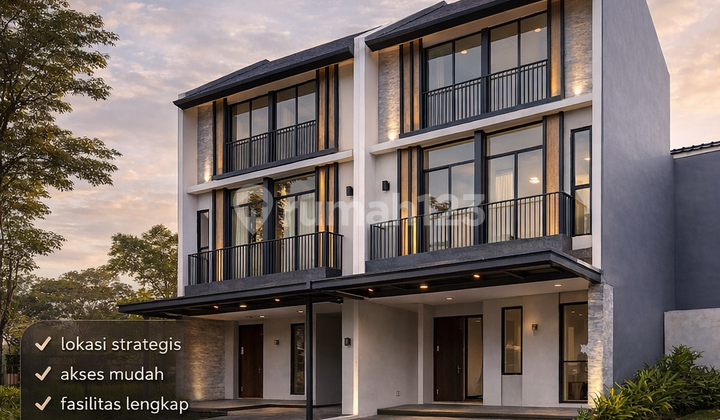 Anza Homes | Rumah 3 Lantai Terbaru di Malibu Paramount Serpong | Free PPN