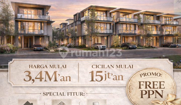 Dijual Cepat Rumah Finore Summarecon Serpong