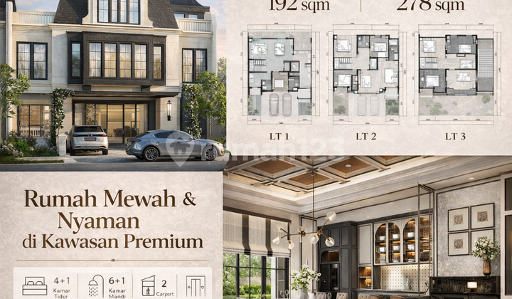 Dijual Cepat Rumah Bellefont East Summarecon Serpong 2