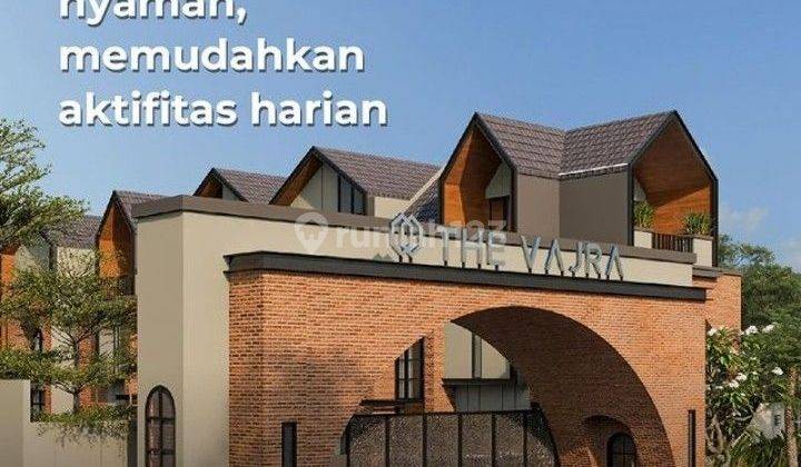 Jual rumah baru konsep Attic Komplek The Vajra jalan Tapian Nauli pasar 1 Ringroad Medan 2