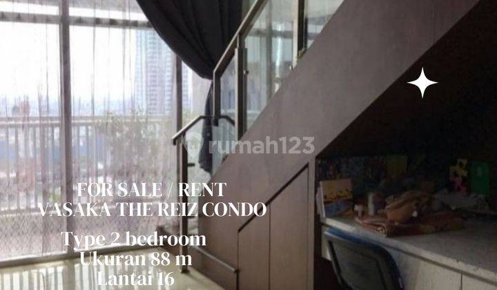 Dijual/ Disewakan Apartemen Vasaka The Reiz Condo type 2 bedroomjln Tembakau Deli Medan  2