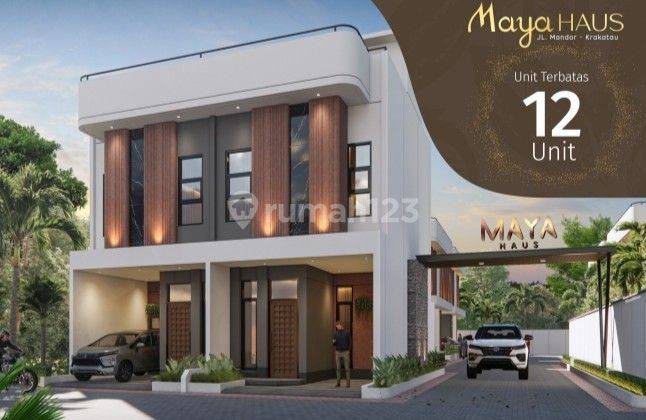 Dijual Rumah Baru Komplek Villa Maya Haus - jalan Mandor - Krakatau Medan  2