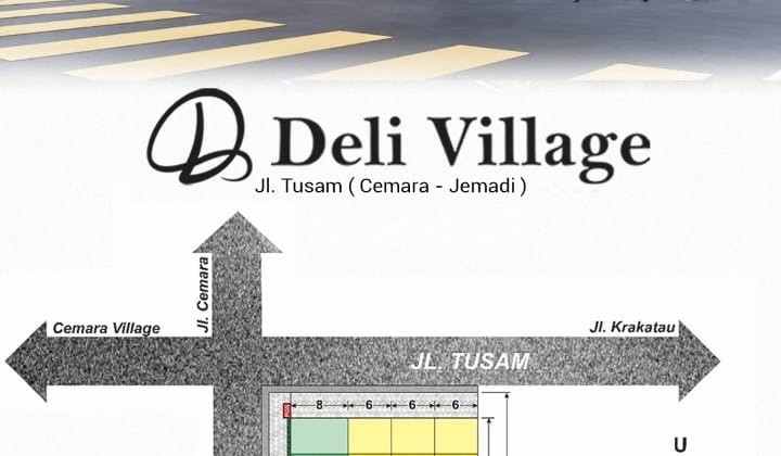 Jual Rumah Komplek Deli Village Jalan Tusam - Cemara - Jemadi - Krakatau - Medan 2