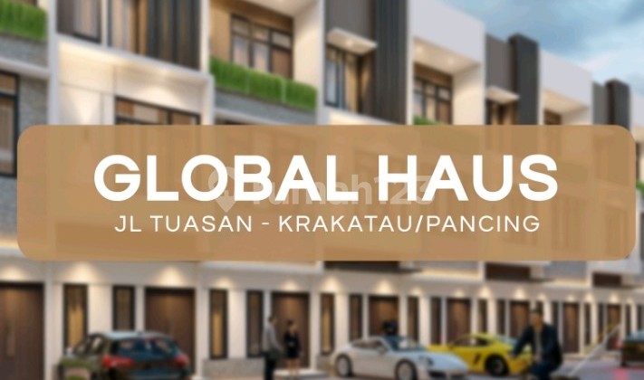 Jual Rumah Komplek Global Haus Residence Jalan Tuasan - Krakatau - Pancing - Medan 
