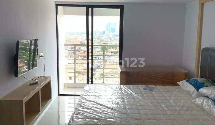 For Rent Studio Type De Prima Apartment, Jalan Gelas - Pabrik Tenun - Pasundan - Sekip - Gatot Subroto - Medan. Monthly and Yearly Rentals, Furnished. 2