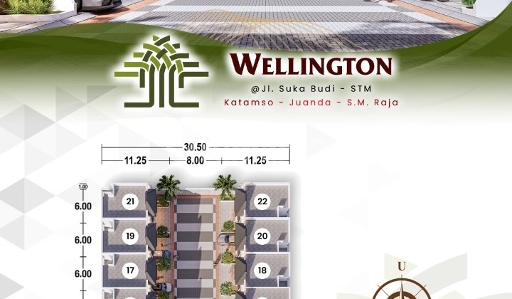 Jual Villa Baru Komplek Wellington Jalan Suka Budi - Katamso - Juanda - Wr. Supratman - Medan 2