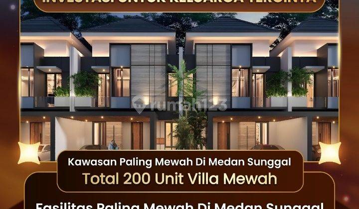 Jual Rumah Mewah Komplek Pacific Palace Jalan Besar Sunggal - Tapian Nauli Ps 1 - Sebelah Sentosa Park - Medan 2