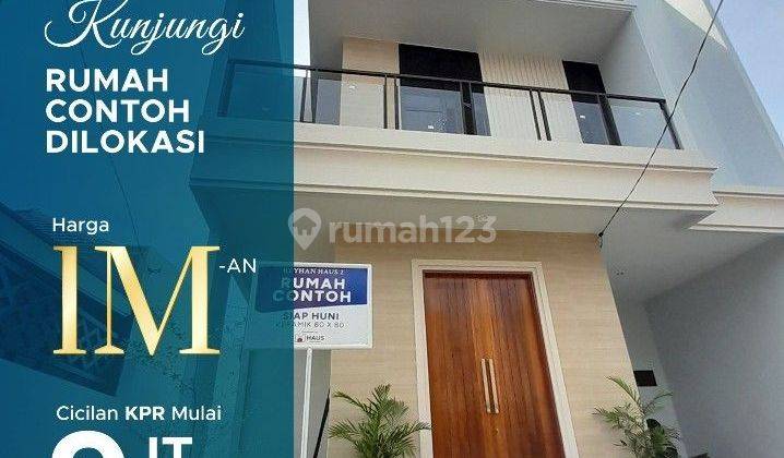 Dijual Rumah Baru Komplek Reyhan Haus Ii Jalan Kalpataru - Graha Metropolitan - Helvetia ( Depan Pondok Surya Garden) Medan  2