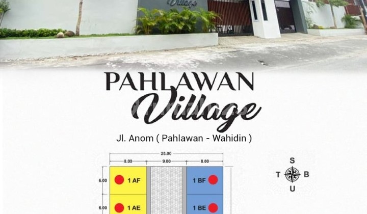 Jual Rumah Komplek Pahlawan Village Jalan Anom - Pahlawan - Wahidin - Hm Yamin - Medan 2