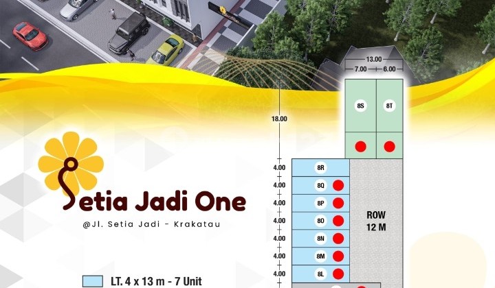 Jual Townhouse / Rumah Baru Komplek Setia Jadi One Jalan Setia Jadi - Krakatau - Rakyat - Pasar 3 - Medan 2