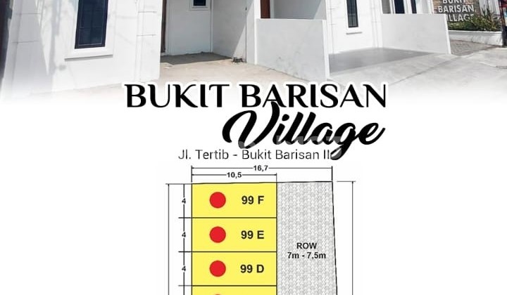 Jual Rumah Bukit Barisan 2 Jalan Tertib - Bukit Barisan 2 - Krakatau - Medan Kondisi Kosong 2