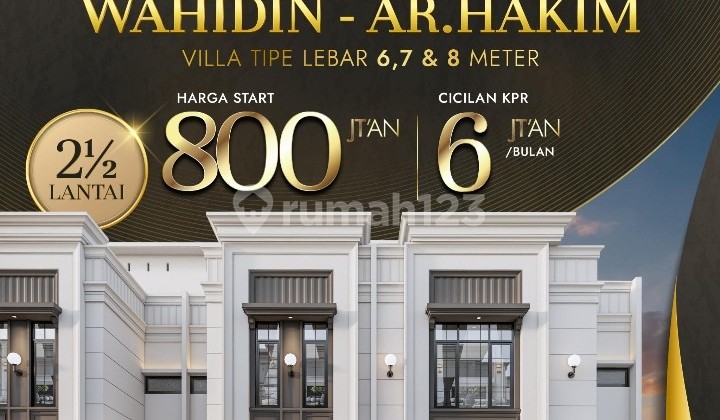 For Sale House / Villa Wellington Haus Complex Jalan Sukmawati - Ar. Hakim - Asia Mega Mas - Sutrisno - Medan