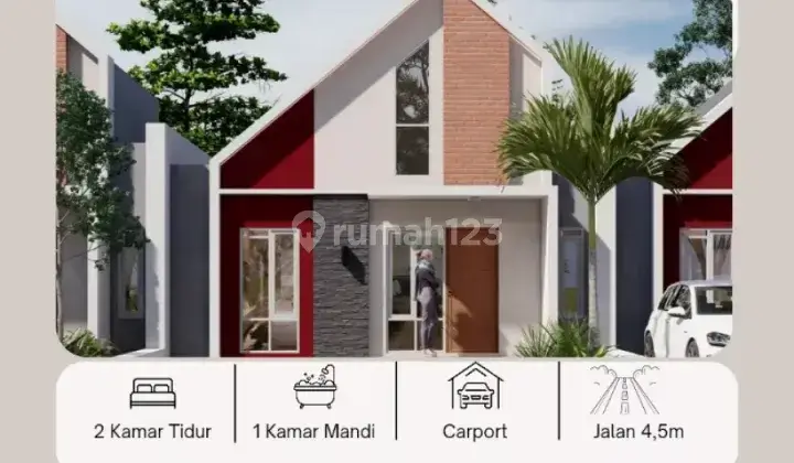 Rumah Siap Bangun T36 Skandinavian, 5 Menit Ke Kota Klaten  2