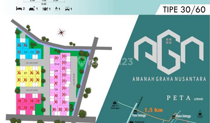 Rumah Subsidi Pemerintah Diklaten, SHM Ready Unit Terbatas Hanya Tersedia 5 Unit Lagi!! SEGERA AMANKAN KAVLING PILIHAN ANDA!!!! 2