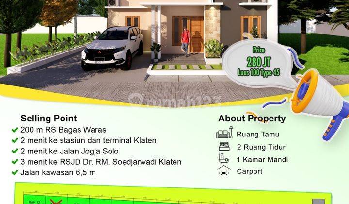 Rumah Modern DiNgalas Klaten Selatan, SHM Ready  2