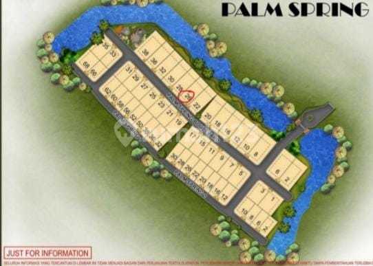 Palm Spring Boulevard PIK2 Area 1000M2 (20x50M2) Southwest, Lake Palm Spring Boulevard PIK2 Area 1000M2 (20x50M2) Southwest, Lake