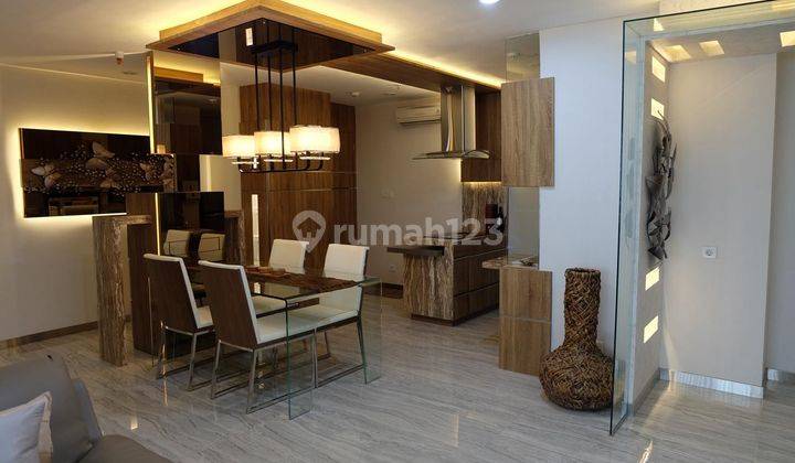 Akr Gallery West Apartmen 3 Br Ls128m2 Luxurious Interior Furnish 1