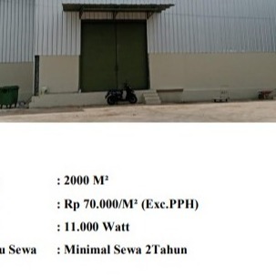 Pesing Warehouse for Rent Poglar Size 2000m2 Spacious Parking PLN 11000W Minimum Lease 2 Years