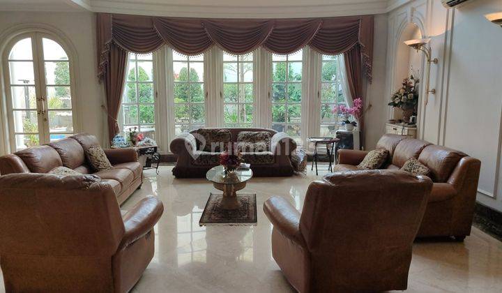 Pondok Indah Rumah Klasik Luas Full Furnished Davinci Dijual 1