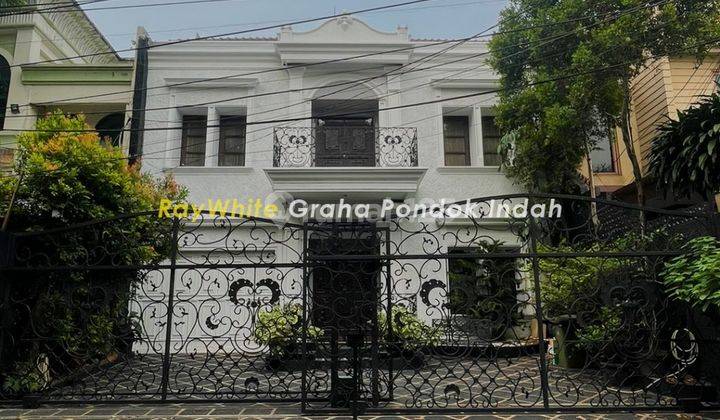 Dijual Rumah Cantik Classic Pondok Indah Depan Taman Harga Dekat Njop 1