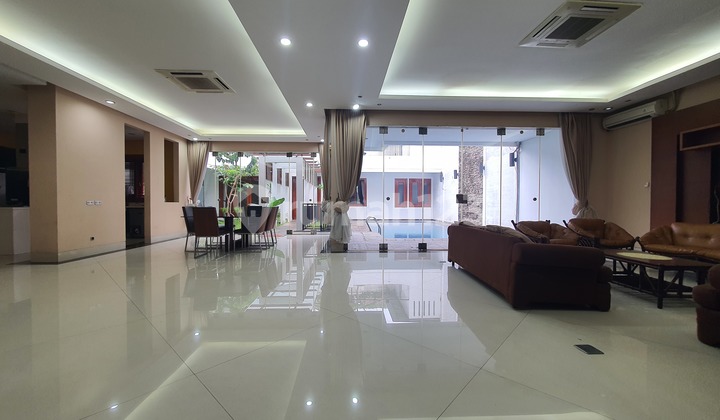 For Rent Luxury 3-Story House in Pondok Indah with Pool & Pavilion