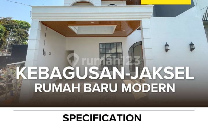For Sale New Modern House in Kebagusan, South Jakarta For Sale New Modern House in Kebagusan, South Jakarta