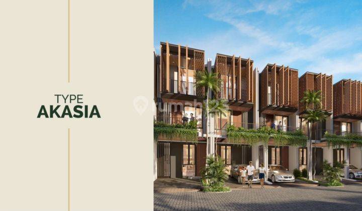 Dijual Rumah 3 Lantai di Cluster Botany Hills Fatmawati center 1