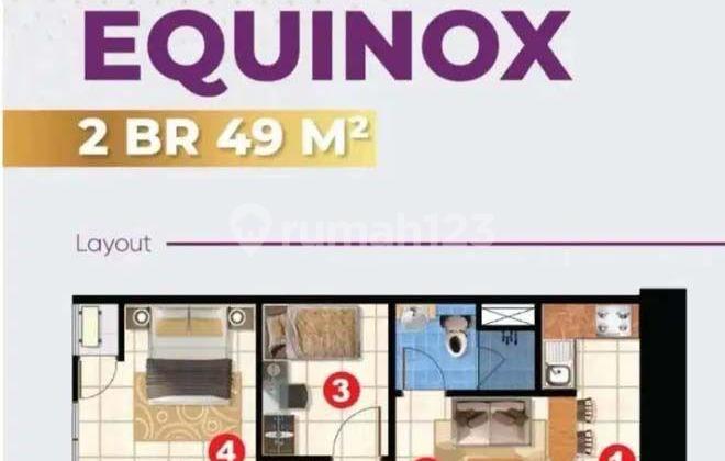 For Rent 2BR Fully Furnished Apartment in Menara Jakarta