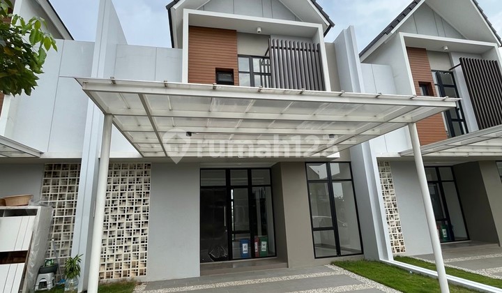 Rumah Modern Langsung Danau 8x15 3+1KT di Cluster Denver PIK 2  1