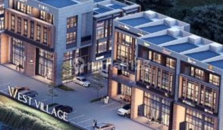 For Sale/ For Rent Ruko West Village BSD Studio Loft 4 Floors 1