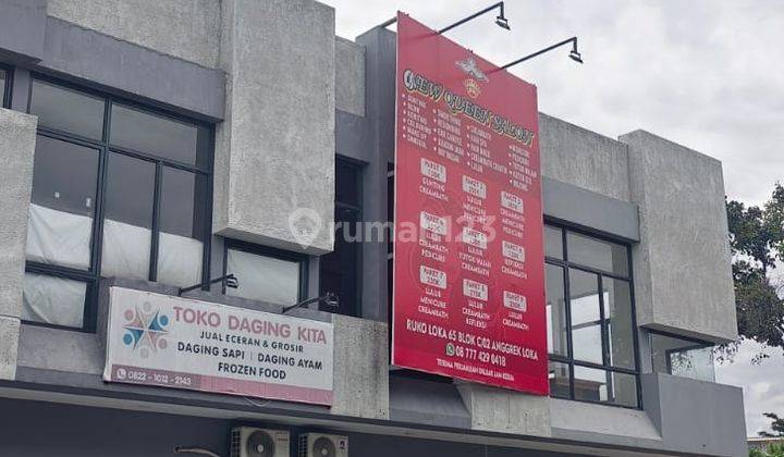 Disewakan / dijual ruko di Loka 65 depan cluster Anggrek Loka BSD 2