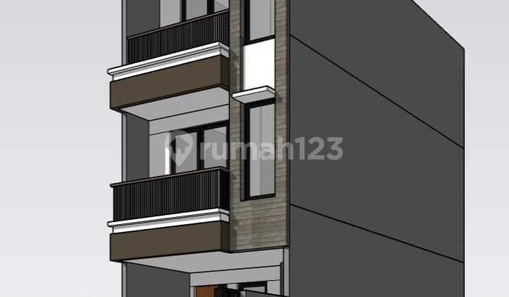 Rumah Baru 3 Lantai Indent Taman Ratu Dekat Mall Citraland Jakarta Barat